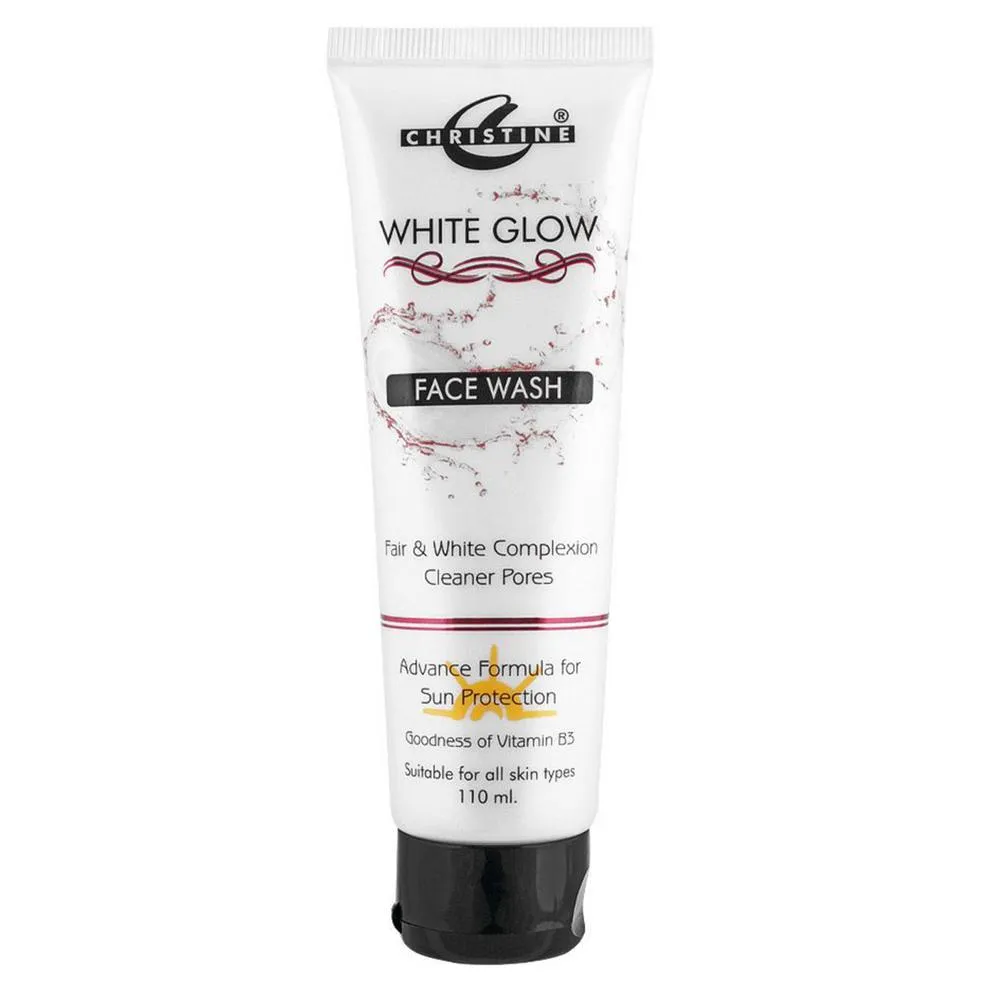 Christine White Glow Face Wash , 110ml - Image 2