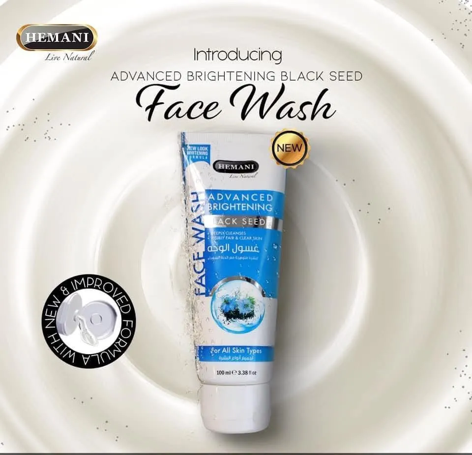 Hemani Advance Brightening Black Seed Face Wash - 100ml - Image 3