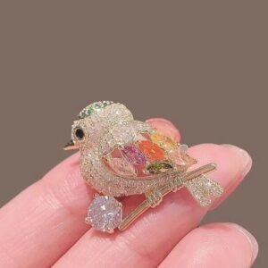 Beautful Sparrow Brooch