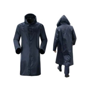 New Fashion Waterproof Raincoat Barsati Men Women Adults Outdoor Long Rain Coat Hooded Coats For Travel Climbing Cycling with Cap & Zip